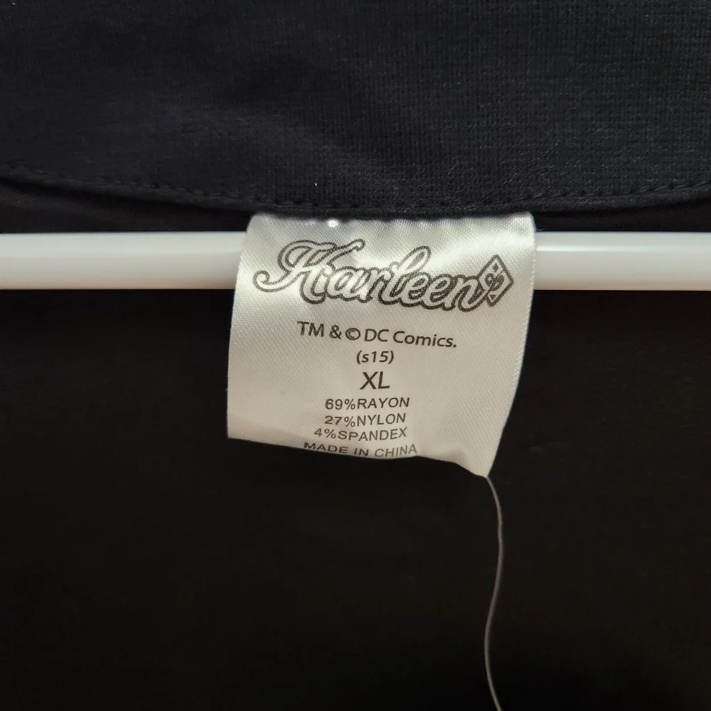 Harley Quinn Zippered Top - Picture 4 of 4